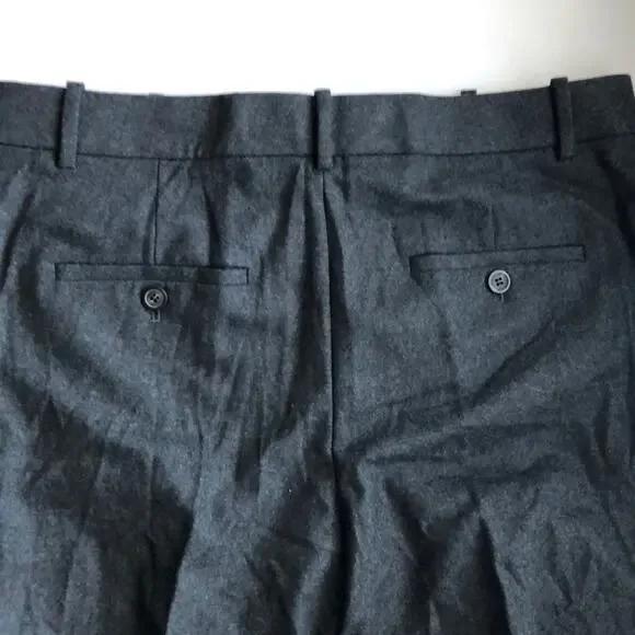 NWT Theory Wool Blend Charcoal Grey Ankle Pants